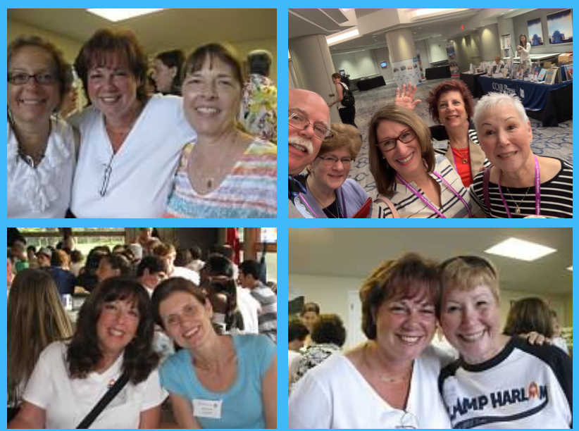 Alumnae at camp