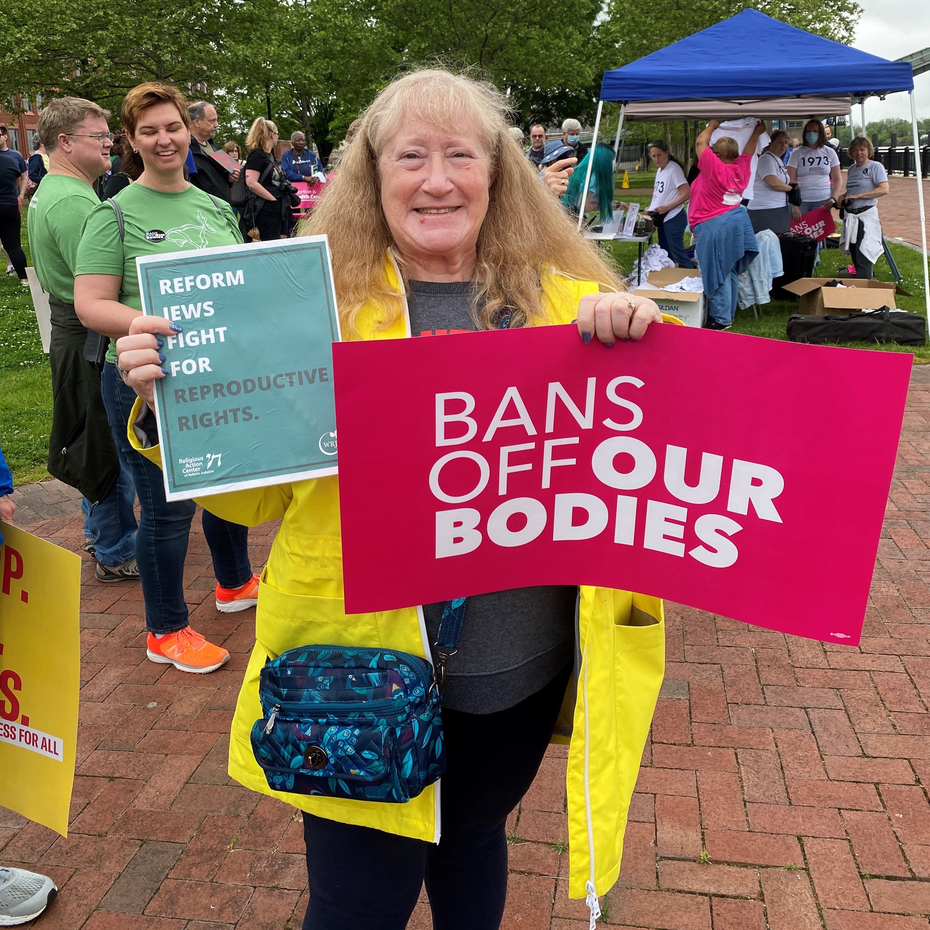 Bans off our bodies rally protestor
